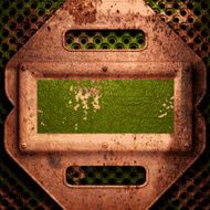 Old metal background N204