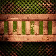 Old metal background N211