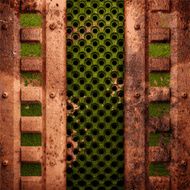 Old metal background N212