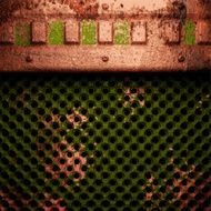 Old metal background N214