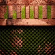 Old metal background N215