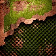 Old metal background N216