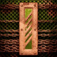 Old metal background N219