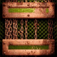 Old metal background N221