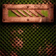 Old metal background N225