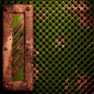 Old metal background N226