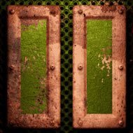 Old metal background N233