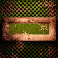 Old metal background N236