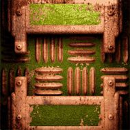 Old metal background N248