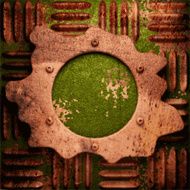 Old metal background N259