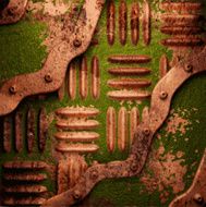 Old metal background N263