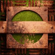 Old metal background N269