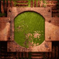 Old metal background N270