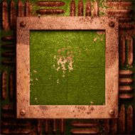 Old metal background N273