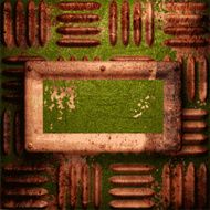 Old metal background N279