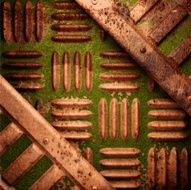 Old metal background N282