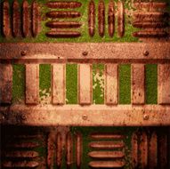 Old metal background N283
