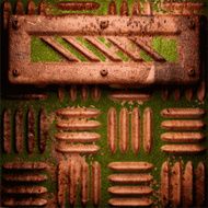 Old metal background N290