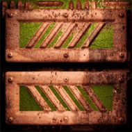 Old metal background N293