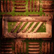 Old metal background N294