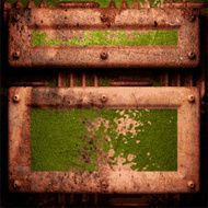 Old metal background N296