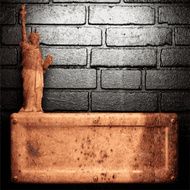 Old metal background N304