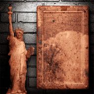 Old metal background N307