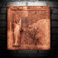 Old metal background N308