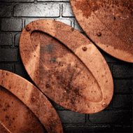 Old metal background N310