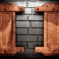 Old metal background N315