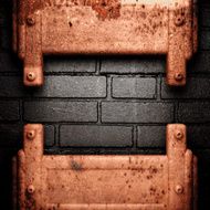 Old metal background N316