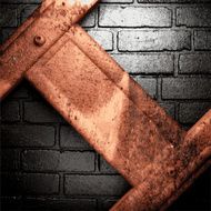 Old metal background N317