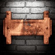 Old metal background N323