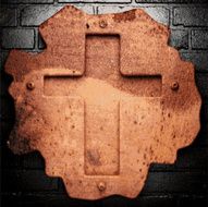 Old metal background N324