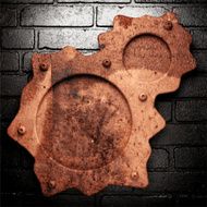 Old metal background N327