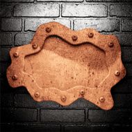Old metal background N330