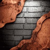 Old metal background N332