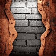 Old metal background N333