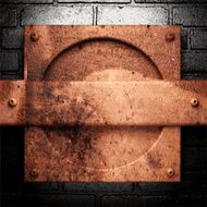 Old metal background N338