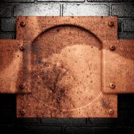 Old metal background N339