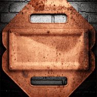 Old metal background N345