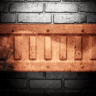 Old metal background N352