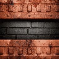 Old metal background N354