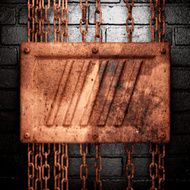 Old metal background N358