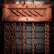 Old metal background N359