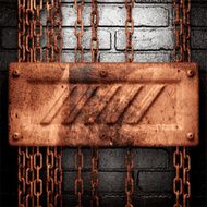 Old metal background N361