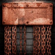 Old metal background N363