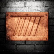 Old metal background N364