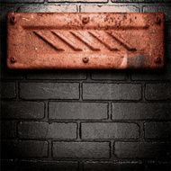 Old metal background N365