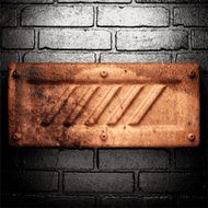 Old metal background N369